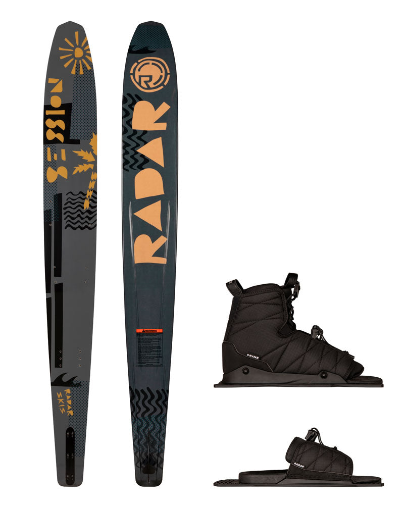 Radar Session Water Ski with Prime Boots