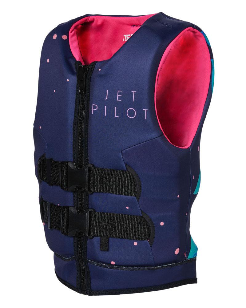 2023 Jetpilot Wings Youth Vest-Mint-3-4-Skiforce Australia