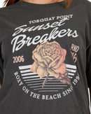 Roxy Rozalia Tee-Anthracite-XS-Skiforce Australia