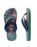 Havaianas Max Heroes Kids-Navy/Navy-US 9.0C-Skiforce Australia