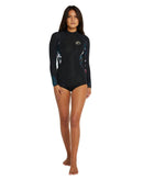 O'Neill Bahia 2mm L/SL Mid BZ Springsuit-Black/Black-6-Skiforce Australia