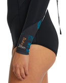 O'Neill Bahia 2mm L/SL Mid BZ Springsuit-Black/Black-6-Skiforce Australia
