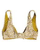 Roxy Lilies Surf Elongated Tri Bikini Top-Olive Oil Leaves-XS-Skiforce Australia