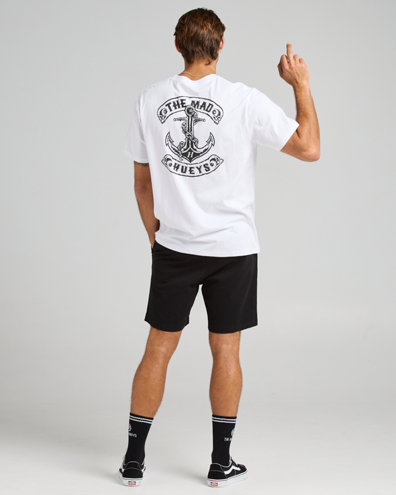 Mad Hueys Hueys Skull Anchor Tee