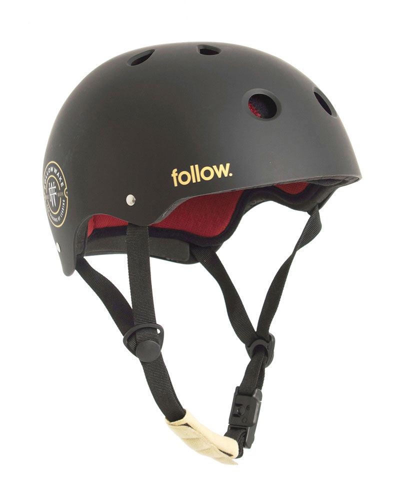 Follow Pro Wake Helmet-Black/Maroon-S-Skiforce Australia