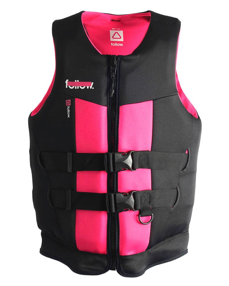 2023 Follow Tact Womens Vest-Black/Pink-6-Skiforce Australia