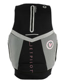2023 Jetpilot Venture Womens Vest-Black/Charcoal-8-Skiforce Australia