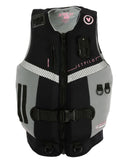 2023 Jetpilot Venture Womens Vest-Black/Charcoal-8-Skiforce Australia