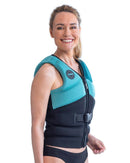 2023 Jobe Unify Womens Vest-Teal-8-Skiforce Australia