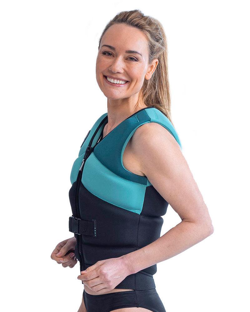 2023 Jobe Unify Womens Vest-Teal-8-Skiforce Australia