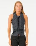 2023 Ripcurl Dawn Patrol Pro Womens Vest-Charcoal-8-Skiforce Australia