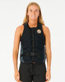 2023 Ripcurl Dawn Patrol Womens Vest-Charcoal-8-Skiforce Australia