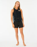 2023 Ripcurl Dawn Patrol Womens Vest-Charcoal-8-Skiforce Australia