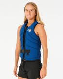 2023 Ripcurl Dawn Patrol Womens Vest-Charcoal-8-Skiforce Australia
