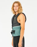 2023 Ripcurl E-Bomb Vest-Black/White-S-Skiforce Australia