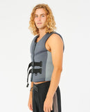 2023 Ripcurl Omega Vest-Charcoal-S-Skiforce Australia