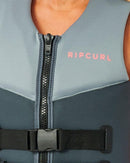 2023 Ripcurl Omega Womens Vest-Charcoal Grey-6-Skiforce Australia