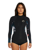 O'Neill Bahia 2mm L/SL Mid BZ Springsuit-Black/Black-6-Skiforce Australia
