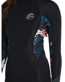 O'Neill Bahia 2mm L/SL Mid BZ Springsuit-Black/Black-6-Skiforce Australia