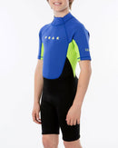 Peak Energy Jr 1.5mm S/SL Springsuit-Black/Lime-6-Skiforce Australia