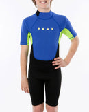 Peak Energy Jr 1.5mm S/SL Springsuit-Black/Lime-6-Skiforce Australia