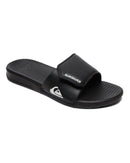 Quiksilver Bright Coast Adjust Slide-Black/White/Black-US 8.0-Skiforce Australia