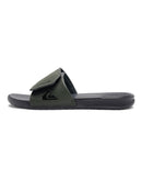 Quiksilver Bright Coast Adjust Slide-Black/White/Black-US 8.0-Skiforce Australia