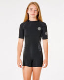 Ripcurl Dawn Patrol Jnr 2mm S/SL BZ Springsuit-Black/Charcoal-6-Skiforce Australia