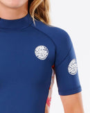 Ripcurl Dawn Patrol Jnr 2mm S/SL BZ Springsuit-Pink-6-Skiforce Australia