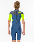 Ripcurl Dawn Patrol Jnr 2mm S/SL BZ Springsuit-Black/White-6-Skiforce Australia