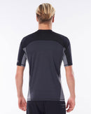 Ripcurl Drive Relaxed SS Rash Vest-Black-S-Skiforce Australia