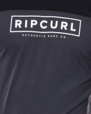 Ripcurl Drive Relaxed SS Rash Vest-Black-S-Skiforce Australia