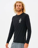 Ripcurl Icons Surflite LS Rash Vest-Black-S-Skiforce Australia