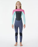 Ripcurl Omega Jnr 3/2mm E-Stitch BZ Steamer-Pink-8-Skiforce Australia