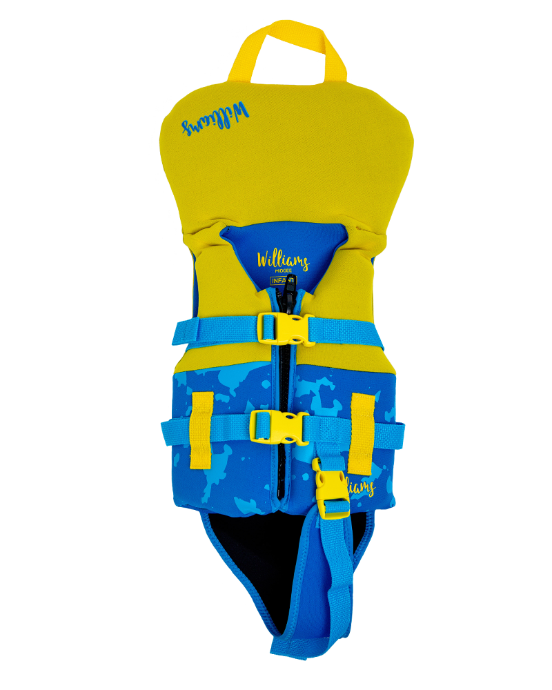 2023 Williams Midgee Infant Vest-Blue/Yellow-1-2-Skiforce Australia