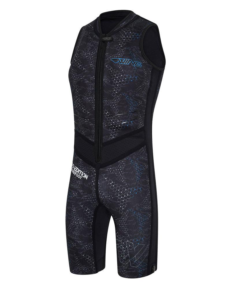 Wing Pro Barefoot Suit-Blue Helix-S-Skiforce Australia